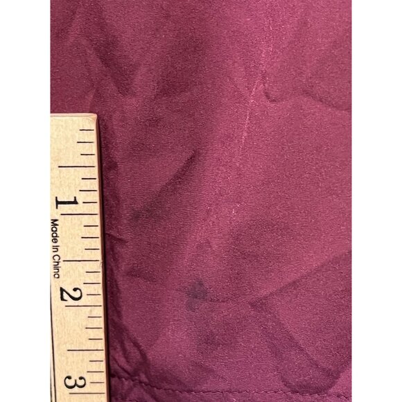 DSG Mens Burgundy Athletic Shorts With Drawstring Elastic Waistband & Side Pocke - Picture 4 of 12